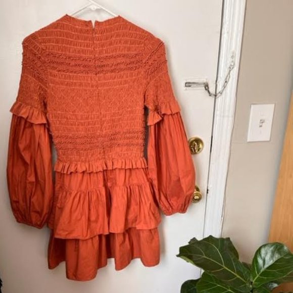 Ulla Johnson Nadia Dress- SEE PHOTOS FOR COLOR (It is clay colorway, not black) - Picture 3 of 3